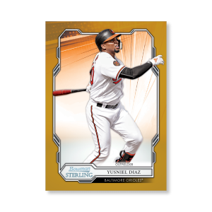 Yusniel Diaz 2019 Bowman Sterling Base Prospect Cards Poster Gold Ed. # to 1- artbble-pos-19bsbb-1042-gold-s