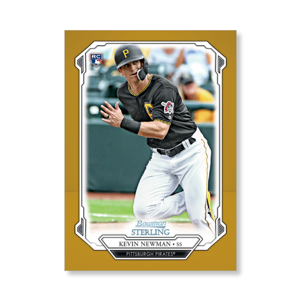 Kevin Newman 2019 Bowman Sterling Base Rookie Cards Poster Gold Ed. # to 1- artbble-pos-19bsbb-1122-gold-s