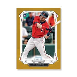 Jake Cave 2019 Bowman Sterling Base Rookie Cards Poster Gold Ed. # to 1- artbble-pos-19bsbb-1128-gold-s