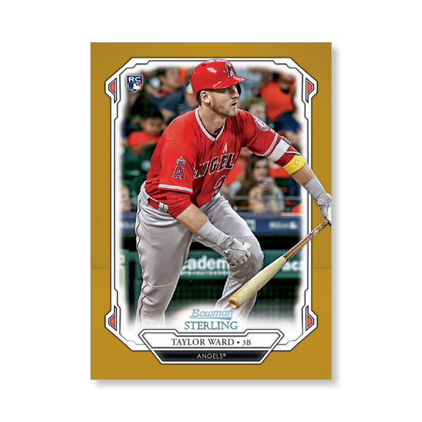 Taylor Ward 2019 Bowman Sterling Base Rookie Cards Poster Gold Ed. # to 1- artbble-pos-19bsbb-1138-gold-s