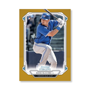 Reese McGuire 2019 Bowman Sterling Base Rookie Cards Poster Gold Ed. # to 1- artbble-pos-19bsbb-1143-gold-s