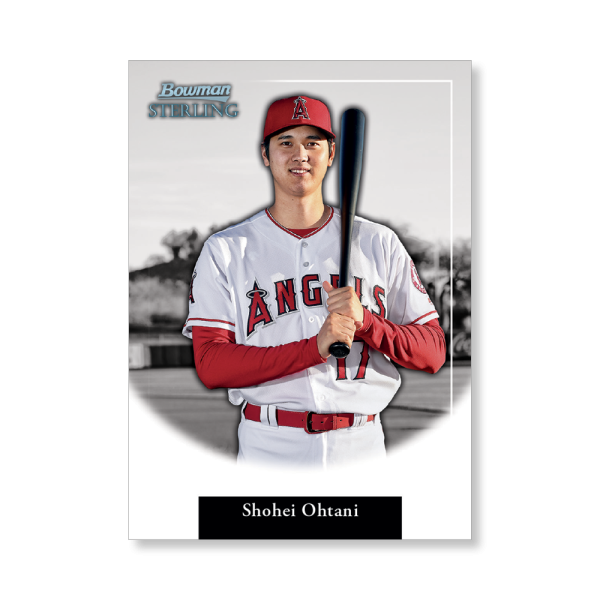 Shohei Ohtani 2019 Bowman Sterling Retrospect Poster # to 99- artbble-pos-19bsbb-2002-s