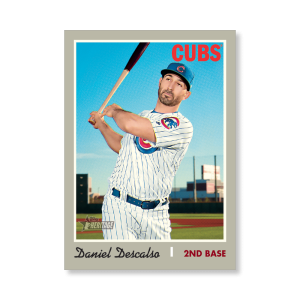 Daniel Descalso 2019 Heritage High Number Base Cards Poster # to 99- artbble-pos-19hbhn-1073-s
