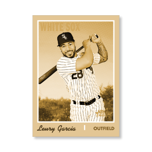 Leury Garcia 2019 Heritage High Number Base Cards Poster Gold Ed. # to 1- artbble-pos-19hbhn-1179-gold-s
