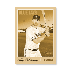 Billy McKinney 2019 Heritage High Number Base Cards Poster Gold Ed. # to 1- artbble-pos-19hbhn-1189-gold-s