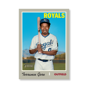 Terrance Gore 2019 Heritage High Number Base Cards Poster # to 99- artbble-pos-19hbhn-1200-s
