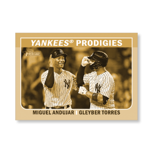 2019 Heritage High Number Oversized Complete Combo Cards Set (10 Cards) Gold Ed. - # to 10- artbble-16c2s-19hbhn-gold-set09