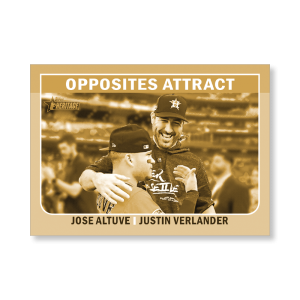 Houston Astros 2019 Heritage High Number Combo Cards Poster Gold Ed. # to 1- artbble-pos-19hbhn-2475-gold-s