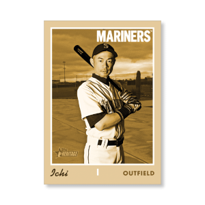 Ichiro 2019 Heritage High Number Nickname Variations Poster Gold Ed. # to 1- artbble-pos-19hbhn-2580-gold-s