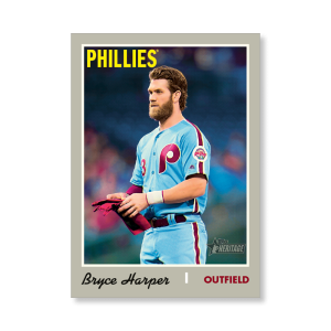Bryce Harper 2019 Heritage High Number Throwback Uniforms Poster # to 99- artbble-pos-19hbhn-2613-s