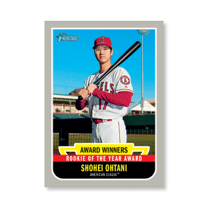 Shohei Ohtani 2019 Heritage High Number Award Winners Poster # to 99- artbble-pos-19hbhn-3404-s