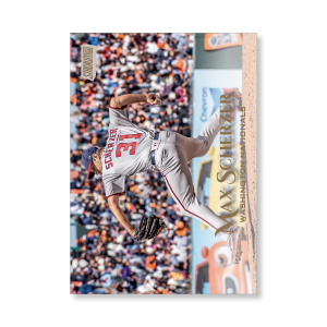 Max Scherzer 2019 Topps Stadium Club Baseball Base Cards Poster Gold Ed. # to 1- artbble-pos-19scbb-1006-gold-s