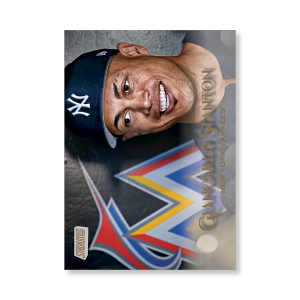 Giancarlo Stanton 2019 Topps Stadium Club Baseball Base Cards Poster Gold Ed. # to 1- artbble-pos-19scbb-1008-gold-s