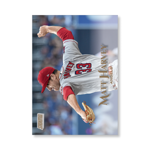 Matt Harvey 2019 Topps Stadium Club Baseball Base Cards Poster Gold Ed. # to 1- artbble-pos-19scbb-1018-gold-s