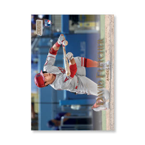 David Fletcher 2019 Topps Stadium Club Baseball Base Cards Poster Gold Ed. # to 1- artbble-pos-19scbb-1020-gold-s