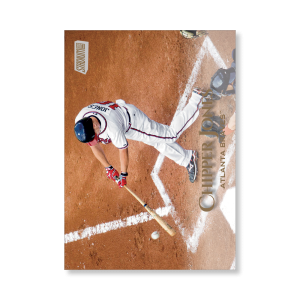 Chipper Jones 2019 Topps Stadium Club Baseball Base Cards Poster Gold Ed. # to 1- artbble-pos-19scbb-1029-gold-s