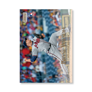 Bryse Wilson 2019 Topps Stadium Club Baseball Base Cards Poster Gold Ed. # to 1- artbble-pos-19scbb-1031-gold-s
