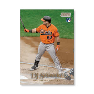 DJ Stewart 2019 Topps Stadium Club Baseball Base Cards Poster Gold Ed. # to 1- artbble-pos-19scbb-1042-gold-s
