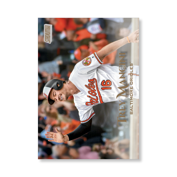 Trey Mancini 2019 Topps Stadium Club Baseball Base Cards Poster Gold Ed. # to 1- artbble-pos-19scbb-1048-gold-s