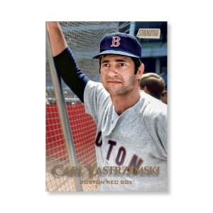 Carl Yastrzemski 2019 Topps Stadium Club Baseball Base Cards Poster Gold Ed. # to 1- artbble-pos-19scbb-1055-gold-s