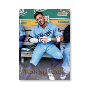 Yoan Moncada 2019 Topps Stadium Club Baseball Base Cards Poster Gold Ed. # to 1- artbble-pos-19scbb-1075-gold-s