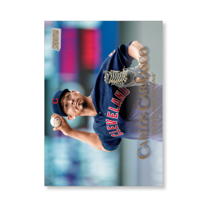 Carlos Carrasco 2019 Topps Stadium Club Baseball Base Cards Poster Gold Ed. # to 1- artbble-pos-19scbb-1095-gold-s