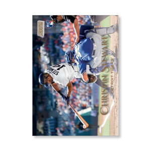 Christin Stewart 2019 Topps Stadium Club Baseball Base Cards Poster Gold Ed. # to 1- artbble-pos-19scbb-1201-gold-s