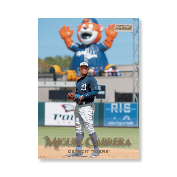 Miguel Cabrera 2019 Topps Stadium Club Baseball Base Cards Poster Gold Ed. # to 1- artbble-pos-19scbb-1203-gold-s