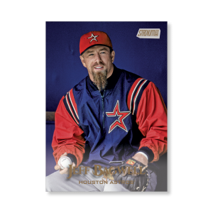 Jeff Bagwell 2019 Topps Stadium Club Baseball Base Cards Poster Gold Ed. # to 1- artbble-pos-19scbb-1208-gold-s