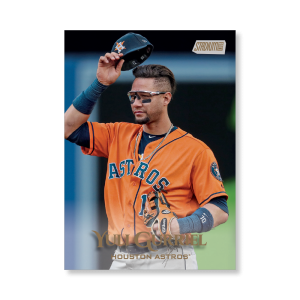 Yuli Gurriel 2019 Topps Stadium Club Baseball Base Cards Poster Gold Ed. # to 1- artbble-pos-19scbb-1210-gold-s