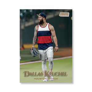 Dallas Keuchel 2019 Topps Stadium Club Baseball Base Cards Poster Gold Ed. # to 1- artbble-pos-19scbb-1211-gold-s