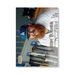 Justin Turner 2019 Topps Stadium Club Baseball Base Cards Poster Gold Ed. # to 1- artbble-pos-19scbb-1231-gold-s