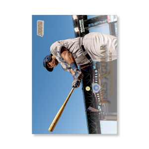 Jesus Aguilar 2019 Topps Stadium Club Baseball Base Cards Poster Gold Ed. # to 1- artbble-pos-19scbb-1248-gold-s