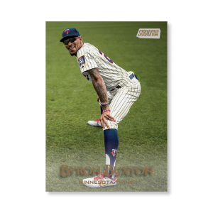 Byron Buxton 2019 Topps Stadium Club Baseball Base Cards Poster Gold Ed. # to 1- artbble-pos-19scbb-1252-gold-s