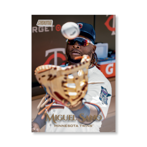Miguel Sano 2019 Topps Stadium Club Baseball Base Cards Poster Gold Ed. # to 1- artbble-pos-19scbb-1255-gold-s