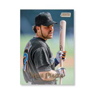 Mike Piazza 2019 Topps Stadium Club Baseball Base Cards Poster Gold Ed. # to 1- artbble-pos-19scbb-1261-gold-s