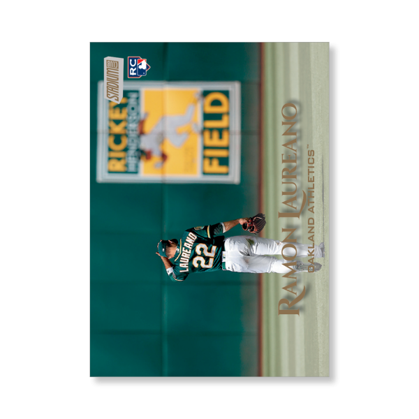 Ramon Laureano 2019 Topps Stadium Club Baseball Base Cards Poster Gold Ed. # to 1- artbble-pos-19scbb-1283-gold-s