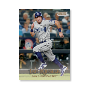 Ian Kinsler 2019 Topps Stadium Club Baseball Base Cards Poster Gold Ed. # to 1- artbble-pos-19scbb-1406-gold-s