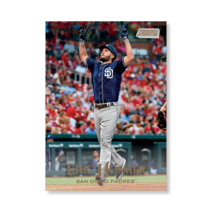 Eric Hosmer 2019 Topps Stadium Club Baseball Base Cards Poster Gold Ed. # to 1- artbble-pos-19scbb-1409-gold-s