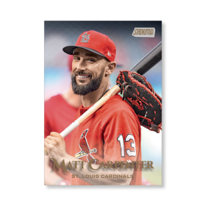 Matt Carpenter 2019 Topps Stadium Club Baseball Base Cards Poster Gold Ed. # to 1- artbble-pos-19scbb-1443-gold-s