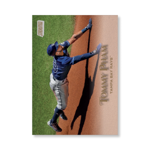 Tommy Pham 2019 Topps Stadium Club Baseball Base Cards Poster Gold Ed. # to 1- artbble-pos-19scbb-1451-gold-s