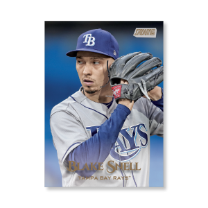Blake Snell 2019 Topps Stadium Club Baseball Base Cards Poster Gold Ed. # to 1- artbble-pos-19scbb-1452-gold-s