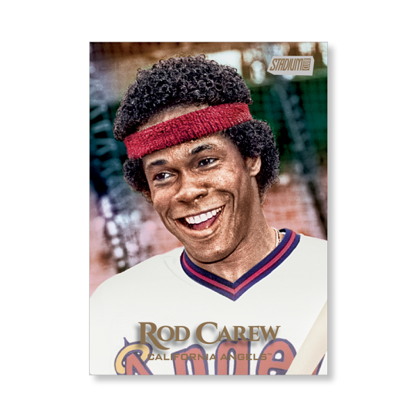 Rod Carew 2019 Topps Stadium Club Baseball Base Cards Poster Gold Ed. # to 1- artbble-pos-19scbb-1484-gold-s
