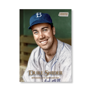 Duke Snider 2019 Topps Stadium Club Baseball Base Cards Poster Gold Ed. # to 1- artbble-pos-19scbb-1487-gold-s