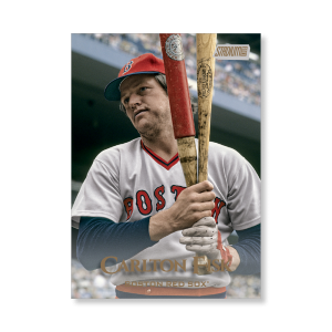 Carlton Fisk 2019 Topps Stadium Club Baseball Base Cards Poster Gold Ed. # to 1- artbble-pos-19scbb-1510-gold-s