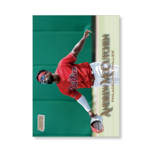 Andrew McCutchen 2019 Topps Stadium Club Baseball Base Card Variations Poster Gold Ed. # to 1- artbble-pos-19scbb-3241-gold-s