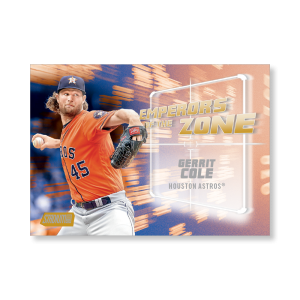 Gerrit Cole 2019 Topps Stadium Club Baseball Emperors of the Zone Poster Gold Ed. # to 1- artbble-pos-19scbb-3414-gold-s