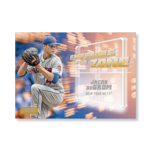 Jacob deGrom 2019 Topps Stadium Club Baseball Emperors of the Zone Poster Gold Ed. # to 1- artbble-pos-19scbb-3415-gold-s