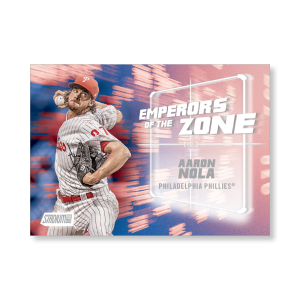 Aaron Nola 2019 Topps Stadium Club Baseball Emperors of the Zone Poster # to 99- artbble-pos-19scbb-3419-s