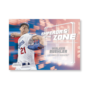 Walker Buehler 2019 Topps Stadium Club Baseball Emperors of the Zone Poster # to 99- artbble-pos-19scbb-3421-s